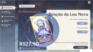 Conta de Genshin EndGame AR 58 Muitos 5 estrelas - Genshin Impact