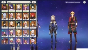 Conta de Genshin EndGame AR 58 Muitos 5 estrelas - Genshin Impact