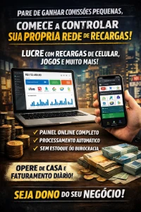 Ative Seu Painel De Recarga Agora E Ganhe No Primeiro Dia - Assinaturas e Premium