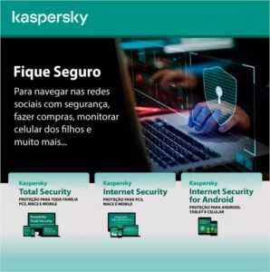 Kaspersky Anti-Virus 1 Ano / 1 PC 30% de DESCONTO - Softwares e Licenças