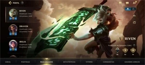 Conta Wild Rift GM - League of Legends: Wild Rift LOL WR