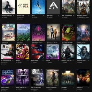 Conta EPIC GAMES com 60 jogos e GTA V Online com 15 milhões