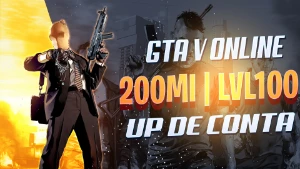 Gta V Online | 200 Milhões Lvl 100 |Pc