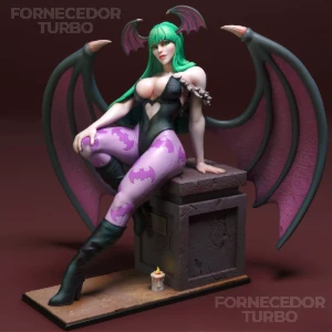 Morrigan - Torrida Minis 3D - Arquivo .Stl Para Impressão 3D - Outros