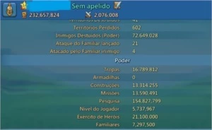 Conta Lords Mobile 230M, T4, 300D de Acc, Pacto 4, 270k Gem