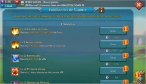 Conta Lords Mobile 230M, T4, 300D de Acc, Pacto 4, 270k Gem