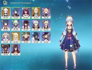 Ayaka - Cortadora de Neblina - AR 35 - Jean - - Genshin Impact