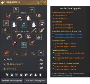 Servidor SA - Kunoich 612GS + Carraca + 27Mil Permutas - Black Desert