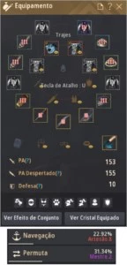 Servidor SA - Kunoich 612GS + Carraca + 27Mil Permutas - Black Desert