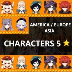 ✨CONTAS GENSHIN IMPACT COM PERSONAGENS 5⭐ TOP✨