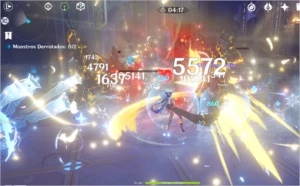 AR 47 EULA 100K DAMAGE + DILUC + TÚMULO + ATLAS - Genshin Impact