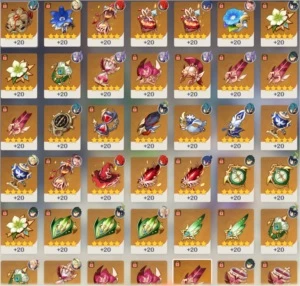 Conta ar55 Xiao, Venti, Diluc, Zhongli, etc - Genshin Impact