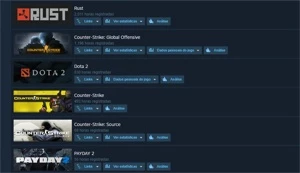 Conta Steam com CSGO e 44 jogos - Counter Strike