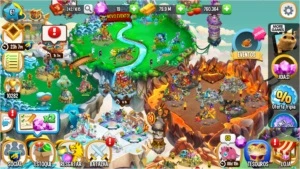 Conta DragonCity Level 61, 10 ilhas de barbada - Dragon City Mobile