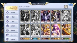 Conta 55 SSA Global . Server A-17 - Saint Seiya Awakening