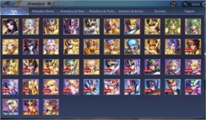 Conta 55 SSA Global . Server A-17 - Saint Seiya Awakening