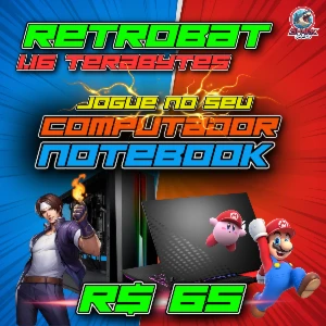 Retrobat 1.17 TB Com +De 200 Sistemas Embutidos (PC)🖥️🚀 - Others