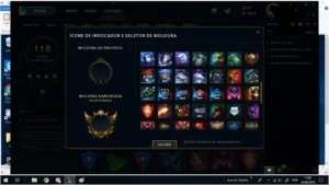 Conta 108 skins ouro II +100 champs - League of Legends LOL