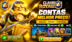 [Promo]Conta Do Clash Royale Level 43 Com 8K De Troféus | Ní