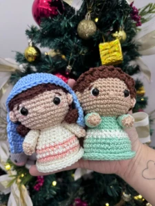 Personagem de Presépio em Amigurumi - Artesanato e Personalizados