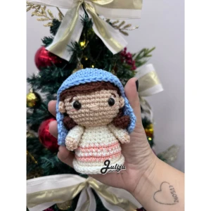 Personagem de Presépio em Amigurumi - Artesanato e Personalizados