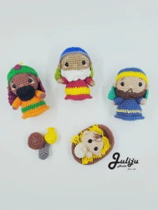 Personagem de Presépio em Amigurumi - Artesanato e Personalizados