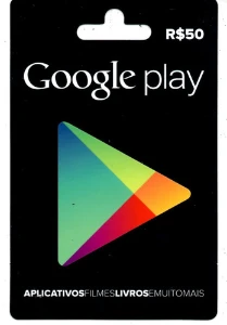 GIFTCARD GOOGLE PLAY R$ 65,00 - Gift Cards