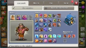Centro De Vila 12 Full, Liga Titã 1, 11000 Gemas - Clash of Clans