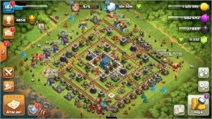 Centro De Vila 12 Full, Liga Titã 1, 11000 Gemas - Clash of Clans