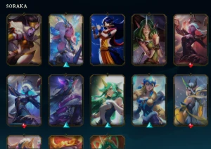 [Conta Br] Mono Suporte + Com As Skins De Todos Os Suportes+ - League of Legends LOL