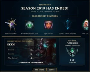 CONTA LOL PLAT 2 PULANDO LIGA (36W - 13L) - League of Legends