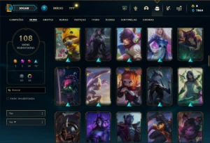 Ferro 2 com 115 Champs e 108 Skins ( MAIN SUP / ADC ) - League of Legends LOL