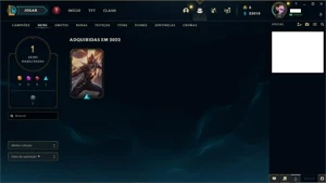 CONTA SMURF PLATINA 4 23K EA 74% WR - League of Legends LOL
