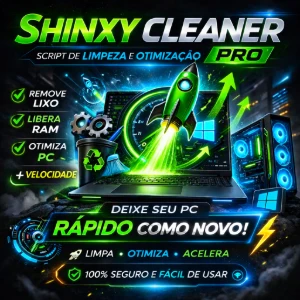 Deixe Qualquer PC Muito Mais Rápido - SCRIPT LIMPEZA! - Softwares and Licenses