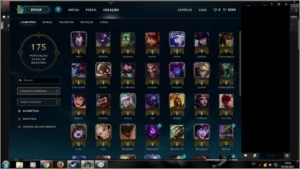 Conta UNRANKED League of Legends com 51 champs 2 rune pages. LOL