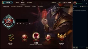Conta League of Legends 134 champs e 137 skins LOL