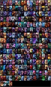 Conta League of Legends 134 champs e 137 skins LOL