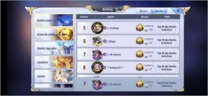 Conta  nível 70 , servidor A20 competitiva e completa - Saint Seiya Awakening SSA
