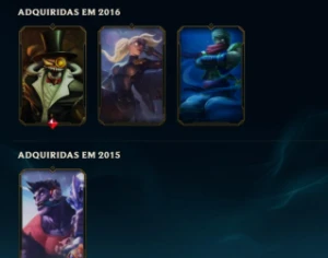 Conta Lvl 720 | 346 Skins | Todos Champs | Conta 2012 - League of Legends LOL