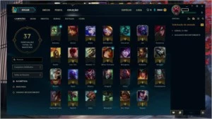 Conta platina 4 - League of Legends LOL