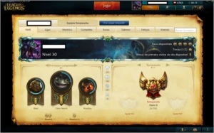 Conta League of Legends + 4763 RP's LOL