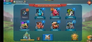 Conta Lords Mobile com T4 - quase 200M de poder