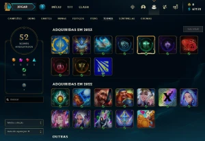 Conta PLATINA 4 - LOL (league of legends) ELOMOON