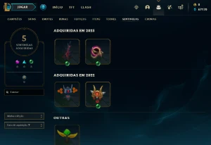 Conta PLATINA 4 - LOL (league of legends) ELOMOON