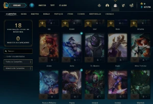 Conta PLATINA 4 - LOL (league of legends) ELOMOON