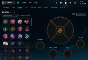 Conta PLATINA 4 - LOL (league of legends) ELOMOON