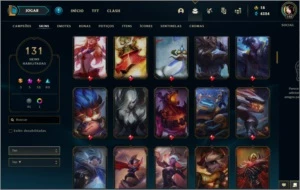 CONTA LEAGUE OF LEGENDS LOL