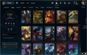 CONTA LEAGUE OF LEGENDS LOL