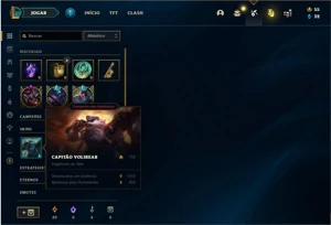 Conta unranked com 70 Champs e 49 Skins - League of Legends LOL