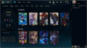 CONTA LOL LEAGUE OF LEGENDS 310 SKINS LEVEL 138